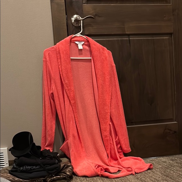 pink liz claiborne robe - Picture 1 of 3